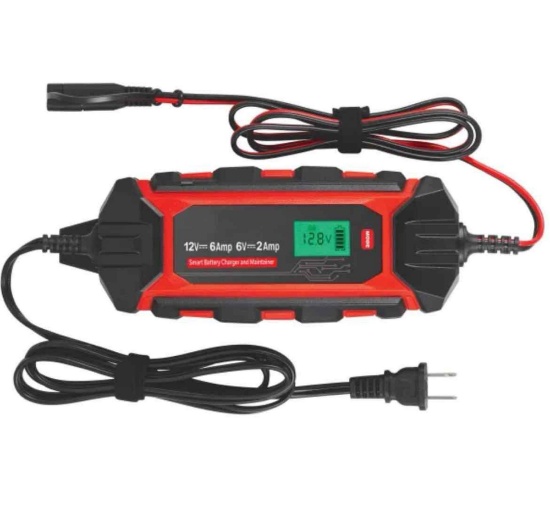 UltraPro Elite Smart Battery Charger and Maintainer 6V/12V, 6A