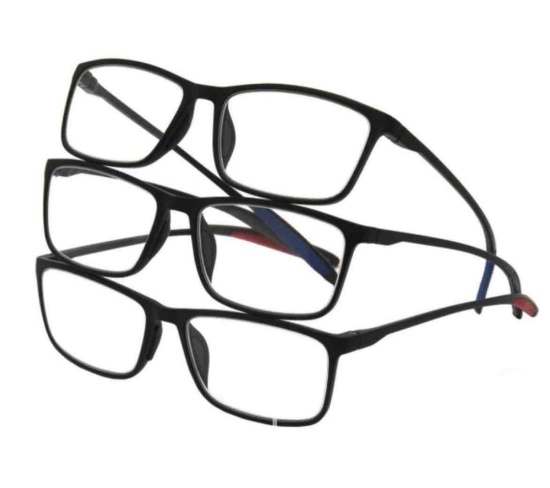 Design Optics by Foster Grant Dax Plastic Rectangle Reading Glasses +1.50