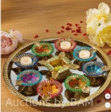 Diwali Diya 10 Piece Multicolor Set
