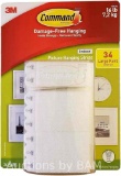 3M Command Indoor Picture Hanging Strips 34 Large Pairs 68 in Total