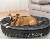 Kirkland Signature 46 x 32 inches Oval Cuddler Pet Bed