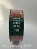 Kirkland Signature 1.5 in Wired Edge Christmas Ribbon