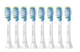 Phililps Sonicare Premium Plaque Control Replacement Electric Toothbrush Heads, 8-count