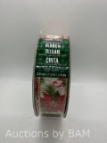 Kirkland Signature 1.5 in Wired Edge Christmas Ribbon