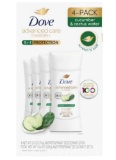 Dove Advanced Care Invisible+ Deodorant, 2.6 oz, 4-pack