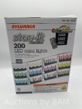 Sylvania Stay-Lit Platinum 200 LED Mini Lights