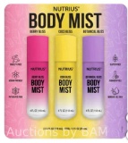 Nutrius Body Mist 4fl oz, 3-pack