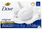 Dove Mouisturizing Beauty Bar Soap Original 3.75 oz 16 Bars