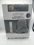 SunSmart Total Blackout Lined Panel Pair with Grommets 2 Panels