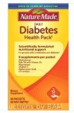 Nature Made Diabetes Health Pack 60 Packets