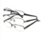 Design Optics by Foster Grant Lyden Semi-Rimless Rectangular Reading Glasses, 3-Pack +2.50