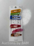Time and Tru Womens Hair Clip Set, 10-Pack, Jewel