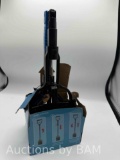 Vibrant Life Foldable Plastic Spring Action Pooper Scooper for Dogs - Black/Blue