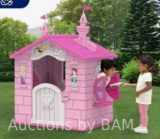 Disney Princess Plastic Indoor,Outdoor Playhouse with Easy Assembly