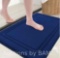 Smiry Memory Foam Bathroom Rugs, Bath Mat, 16x24 inches, Navy Blue