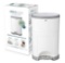 Dekor Plus Hands-Free Diaper Pail White