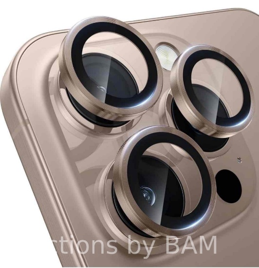 Ancove for iPhone 16 Pro Max Camera Lens Protector, Military Grade Shatterproof Ultra HD Tempered