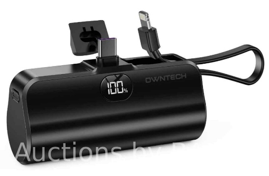 2024 Small Portable Charger for iPhone,Upgraded 5000mAh PD Fast Charging Power Bank,Mini Battery