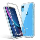 ULAK iPhone XR Case, Stylish Heavy Duty Hybrid Hard PC Back Cover and Front Bumper Frame Phone Case