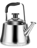 ShengRui Tea kettle with Infuser, Whistling Teapot 304 Food Grade Stainless Steel Tea Kettle for