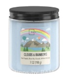 Mainstays Twist 7-Ounce Clouds and Rainbows Single Wick Scented Candle