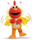 Sesame Street Chicken Dance Elmo Feature 13 Inch Plush, Dancing Plush, Stuffed Animal Baby and