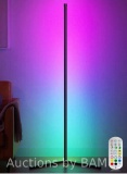 DAYBETTER Led Corner Floor Lamp, Smart RGB Floor Lamp with APP&Remote, 16 Million Colors Changing,