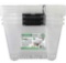 Greenmade Instaview 3 Pack 45 Quart Multi-Storage Bins