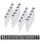 20Pcs 5ml 10ml Plastic Syringe with Caps, Multiple Uses Measuring Syringe Tools for Scientific Labs