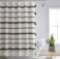 Better Homes & Gardens Boho Chic Shower Curtain, off-white/Rich Black, BCI Cotton, 72 x 72, Adult