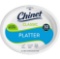 Chinet Classic Premium Disposable Paper Platters, White, 12 x 10, 30 Count