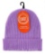 Wonder Nation Girls Ribbed Beanie Hat, Purple Power
