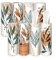 Armscye 8 Pcs Boho Round Car Tissue Box Cylinder, Facial Tissues Box Holder With 3-ply Facial Tis...