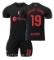 Kids 2024-2025 New Soccer Activewear #19 Lamine Yamal Soccer Jerseys Fashion Sports T-Shirt Size 24