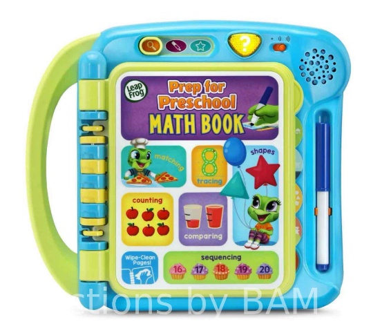 LeapFrog Prep for Preschool Math Book Mathematics & Counting Toys Baby and Toddler Toys