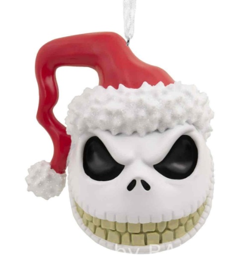 Hallmark Disney Tim Burtons The Nightmare Before Christmas Jack Skellington Head Ornament