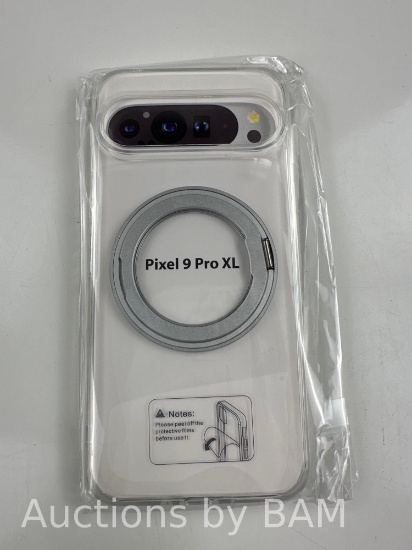 for Google Pixel 9 Pro XL Case, with 360 Rotatable Magnetic Ring Kickstand