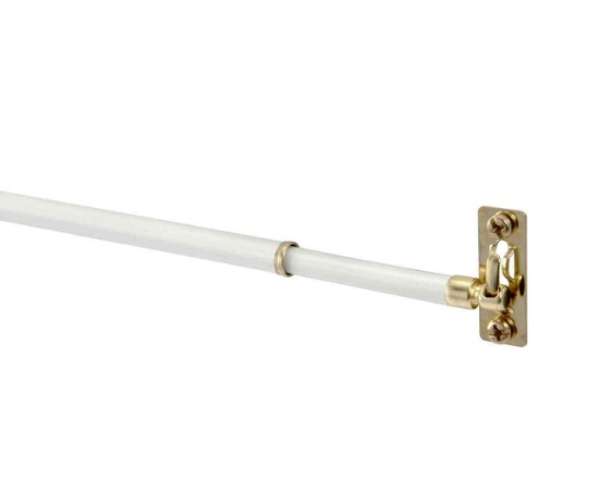 Mainstays 5/16 White Adjustable Swivel Sash Rod, 21-38