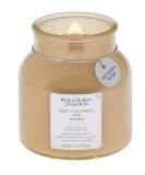 Better Homes & Gardens Soft Cashmere Amber Scented Wooden Wick 14.3oz Jar Candle