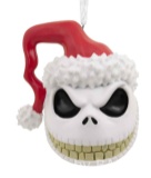 Hallmark Disney Tim Burtons The Nightmare Before Christmas Jack Skellington Head Ornament