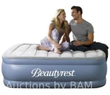 Beautyrest Hi Loft 17 Queen Size Air Mattress with External Pump - Blow up Air Bed