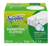 Swiffer Sweeper Dry Pad Refills, Unscented, 32 Count