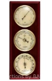 Ambient Weather WS-YG315 Cherry Finish Dial Traditional Weather Station w/ Thermometer, Barometer &