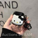 Cute 3D Cartoon Hello Kitty Patterned Case Cover For Apple AirPods 4th 3rd 2nd 1st Generation Case