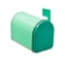 Valentines Day Green Tin Mailbox, by Way to Celebrate 5 inches