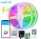 DAYBETTER Led Strip Lights 200ft,App and Remote Control,RGB Music Sync Color Changing LED Lights