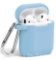 AirPods Case, GMYLE Silicone Protective Shockproof Earbuds Case Cover Skin with Keychain Kit Set