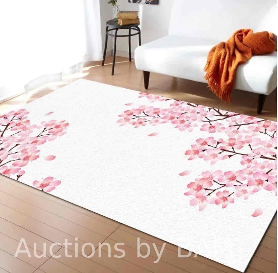 Japanese Sakura Cherry Blossoms Carpets for Bed Room Modern Home Large Area Rug for Living Room Bay