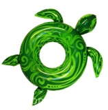 48 Green Translucent Sea Turtle Pool Float, Ages 8+