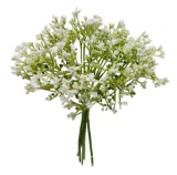 Mainstays 12 inch Artificial Babys Breath Flower Pick, White Color. Indoor Use.
